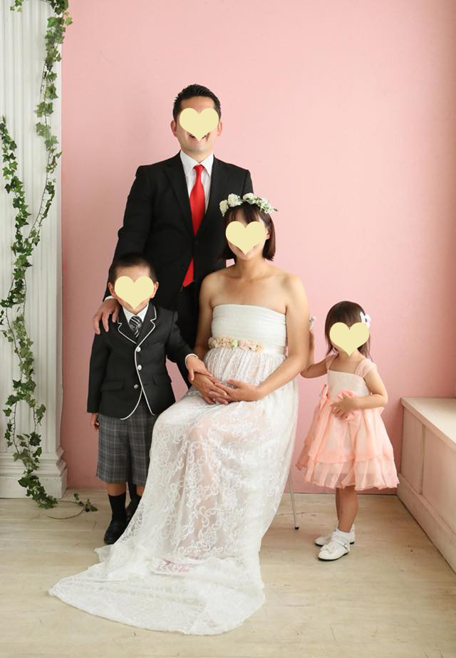 目力を意識して撮影してもらったマタニティ写真