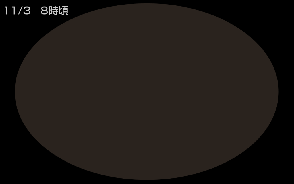異変から3日目夜。なにも見えなくなりました